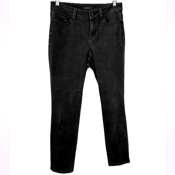 Ann Taylor sz 6 The Skinny Curvy Black Jeans - Picture 1 of 5